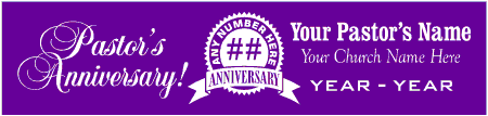 Pastor Anniversary Banner Pastor Anniversary Banner