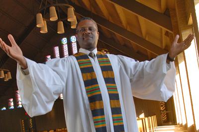 My Pastor Blessing the Congregation of Antioch Missionary Baptist Church