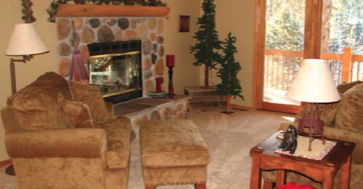 Cozy Living Room in Your Private Suite at Colorado Retreats