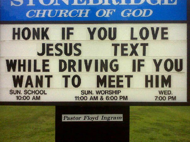 Church Sign Sayings