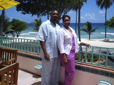 Pastors Eugene and Terry in the USVI for camp and revival.